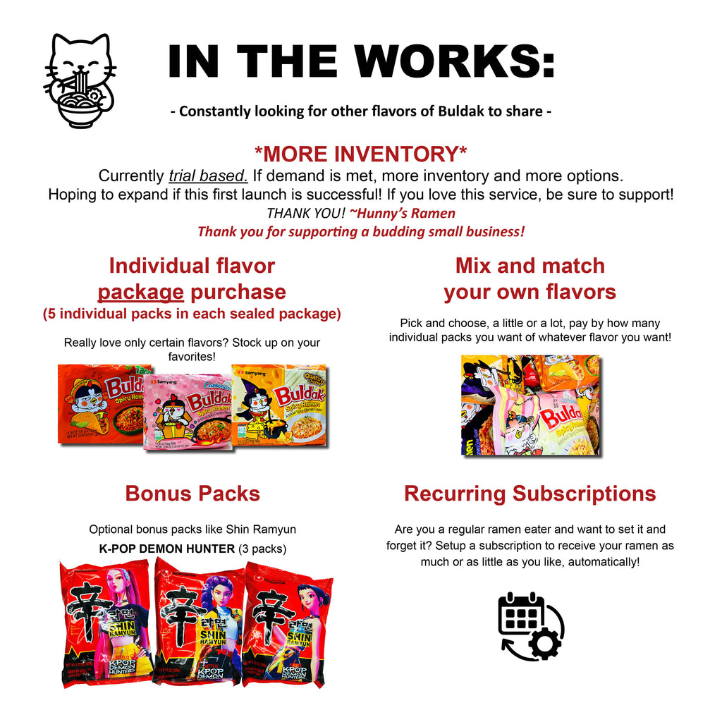 11 Buldak Variety Bundle + Bonus Flavor!