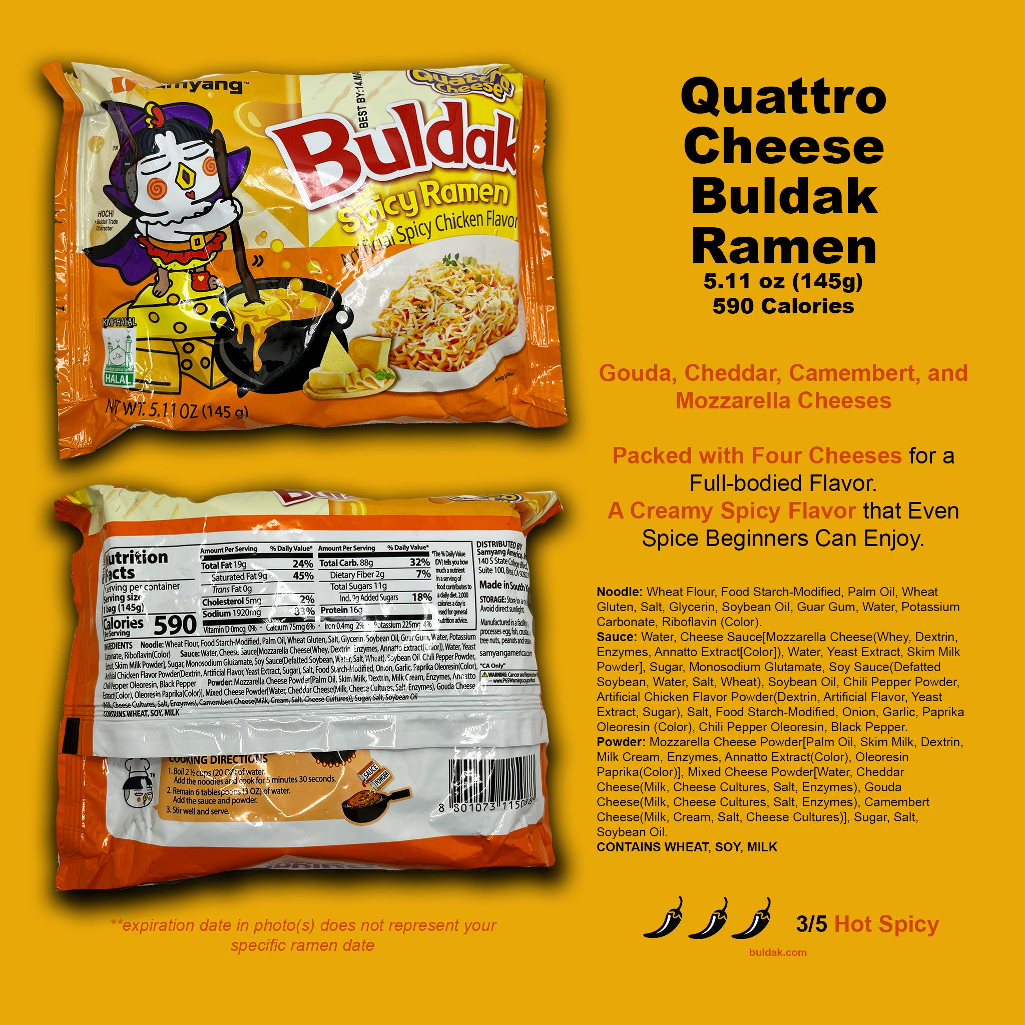11 Buldak Variety Bundle + Bonus Flavor!