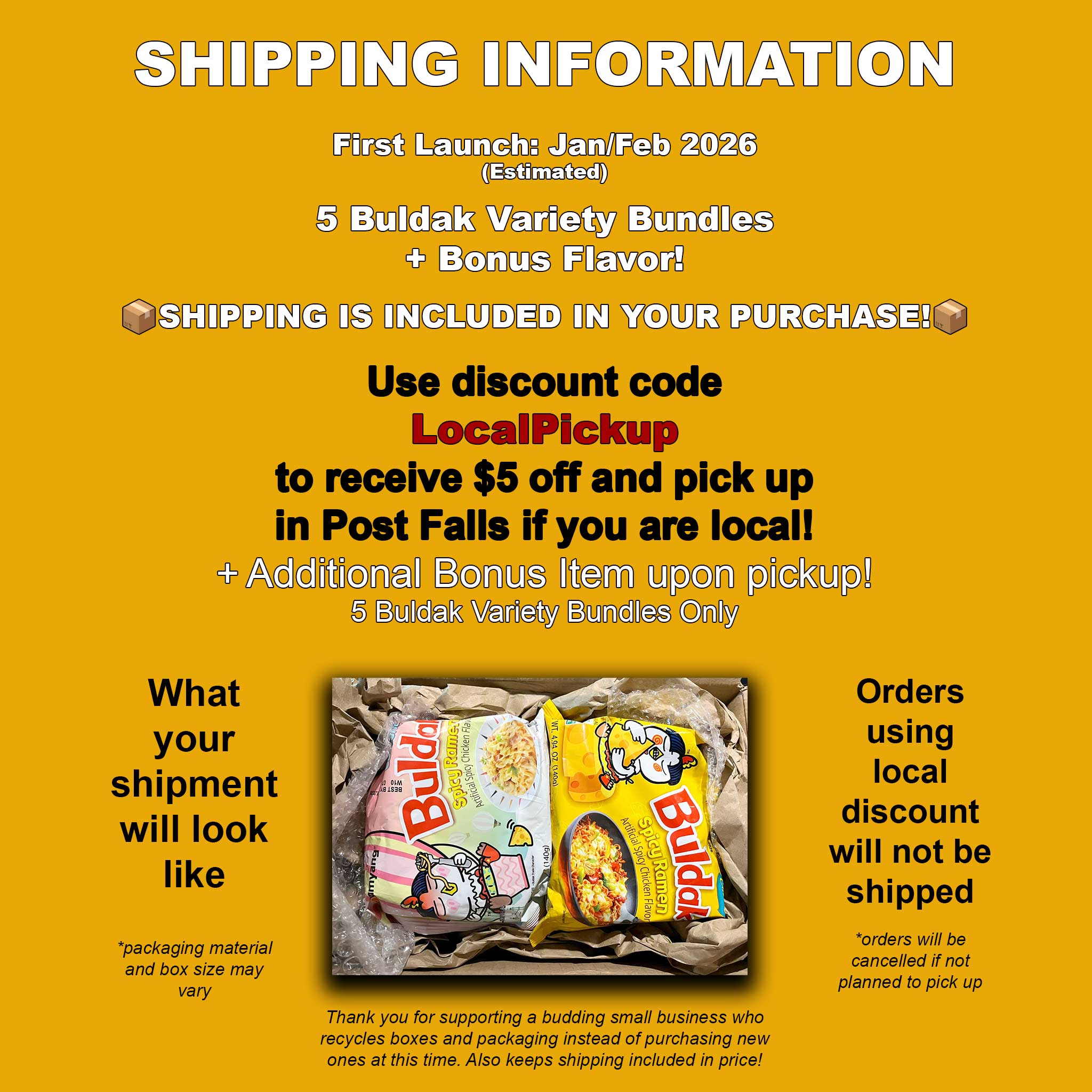 5 Buldak SAVORY Variety Bundle + Bonus Savory Flavor!