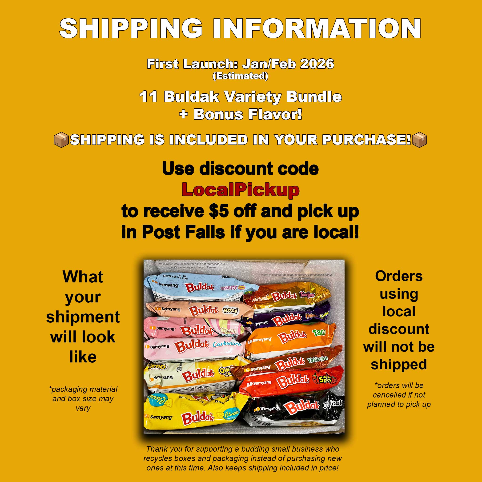 11 Buldak Variety Bundle + Bonus Flavor!