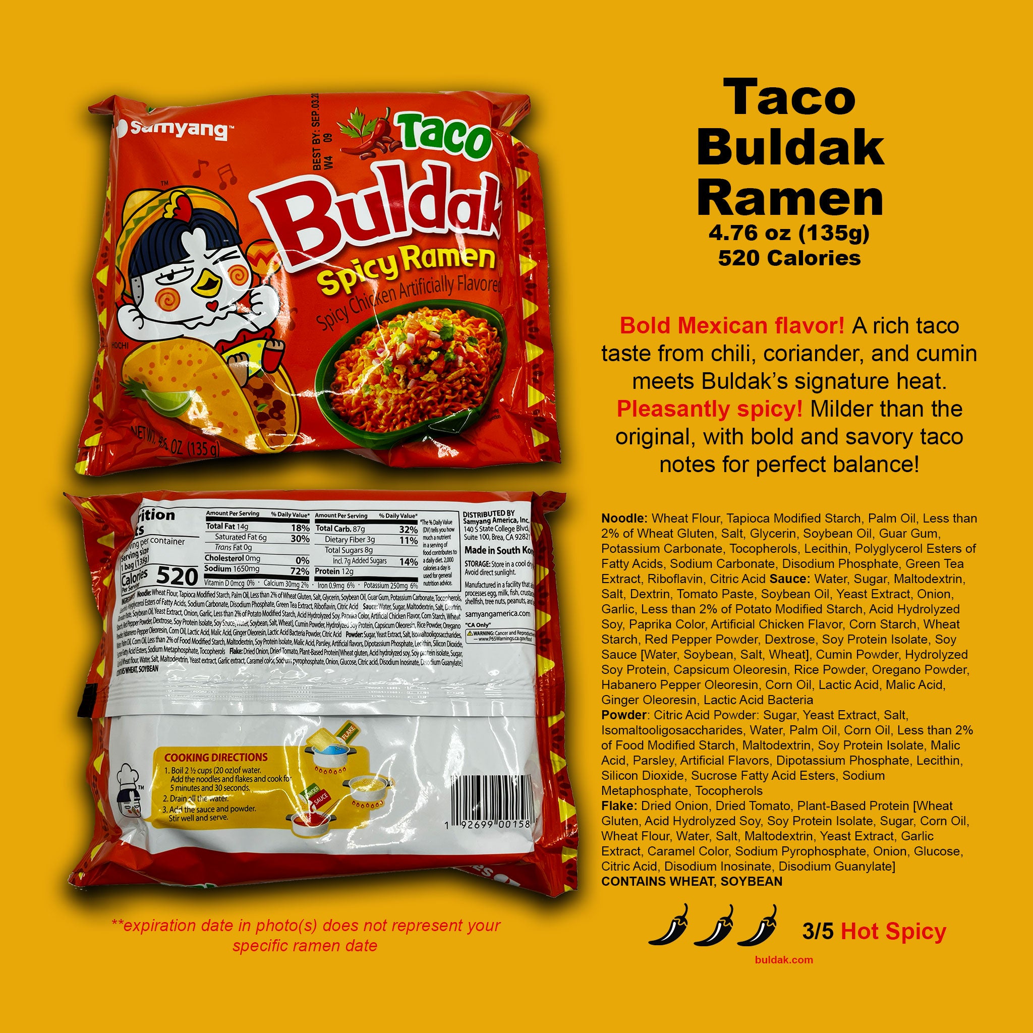 11 Buldak Variety Bundle + Bonus Flavor!